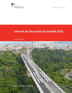 Informe de Desarrollo Sostenible 2014