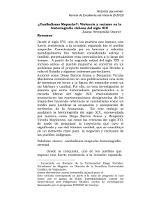 Canibalismo Mapuche? - Universidad Diego Portales