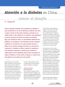Atención a la diabetes en China: vencer el desafío