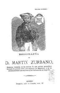 d. martin zurbano. - Biblioteca Tomás Navarro Tomás