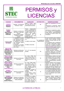 Boletín Licencias y Permisos 2016.