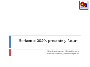Oficina Europea: "Horizonte 2020, presente y futuro"