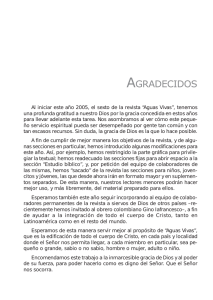 Revista 31 - Aguas Vivas