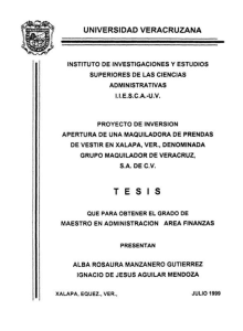 tesis - Repositorio Institucional de la Universidad Veracruzana