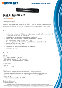Panel de Parcheo Cat6 - produktinfo.conrad.com