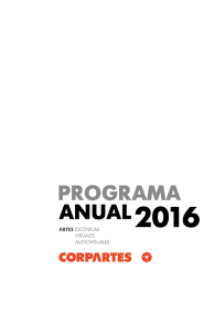 Programa anual 2016