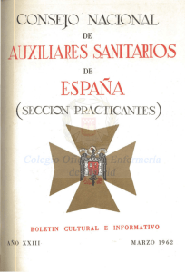 Marzo 1962 en PDF - CODEM. Ilustre Colegio Oficial de Enfermería