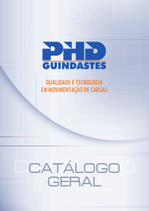 catalogo geral - PHD Guindastes