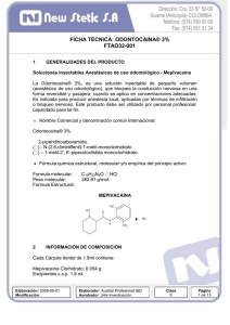 ficha técnica: odontocaina® 3% ftao32-001