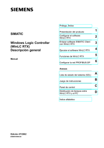 Windows Logic Controller (WinLC RTX) Descripción del producto