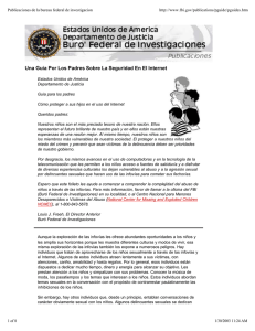 Publicaciones de la bureau federal de investigacion