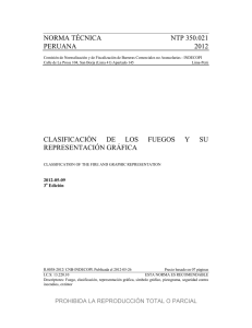 NTP 350021-2012 CLASIFICACION DE LOS