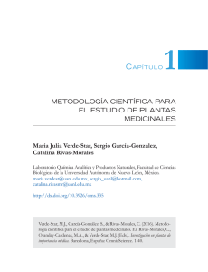 Metodología científica para el estudio de plantas