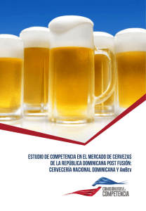 Estudio de competencia en el mercado de cervezas de la República