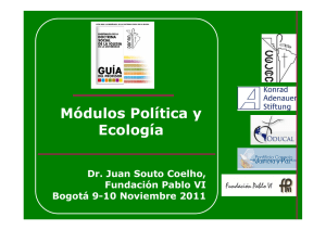 Módulos Política y Ecología