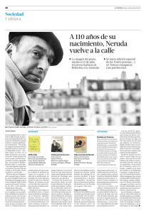 A 110 años de su nacimiento, Neruda vuelve a la calle