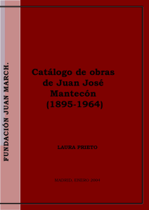 Catálogo de obras - Fundación Juan March