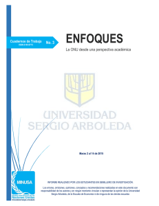 Enfoques No. 3 - Universidad Sergio Arboleda Bogotá