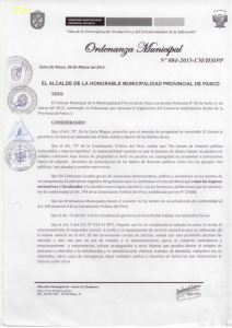 N° 004-2015-CM/HMPP - Municipalidad Provincial de Pasco