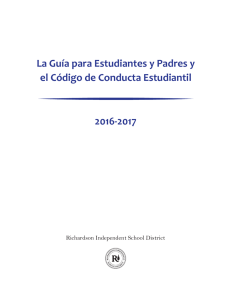 guía para estudiantes y padres 2016-2017