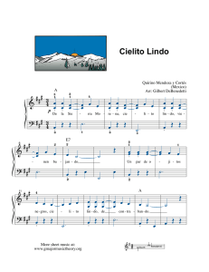 Cielito Lindo - G Major Music Theory