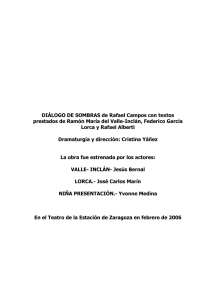 DIÁLOGO DE SOMBRAS de Rafael Campos con textos prestados