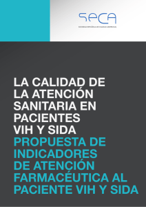 la calidad de la atención sanitaria en pacientes vih y sida propuesta