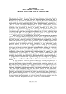 ALFONSO XIII - Alianza Editorial