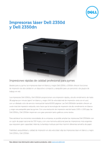 Impresoras láser Dell 2350d y Dell 2350dn