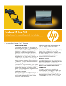 Notebook HP Serie 530
