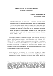 pdf Cuerpo y mujer: el discurso feminista de Isabel Oyarzábal