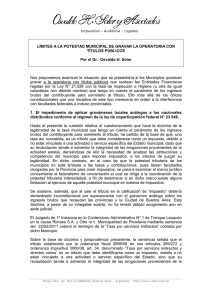 Informe - Osvaldo H. Soler y Asociados