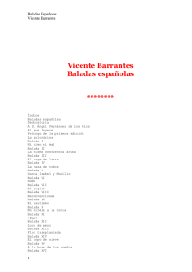 Vicente Barrantes Baladas españolas ********