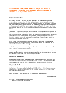 Real Decreto 1995/1978, de 12 de mayo, por el