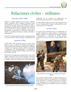 Relaciones civiles – militares