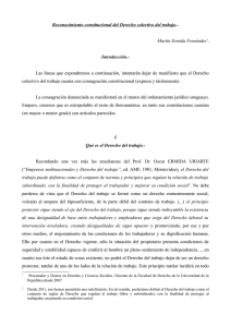 Martín Ermida Reconocimiento constitucional del Derecho Colectivo