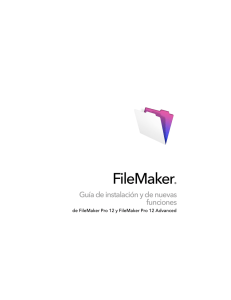 Installation and New Features Guide for FileMaker Pro and