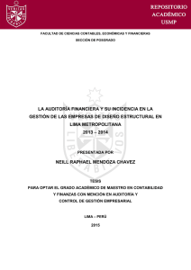 la auditoría financiera y su incidencia en la gestión de las empresas