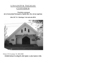 los santos ángeles custodios - Comunidad Parroquial Los Santos