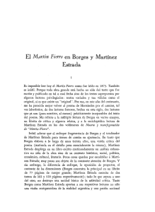El Martin Fierro en Borges y Martinez Estrada