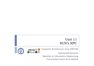 rpc - Arcos