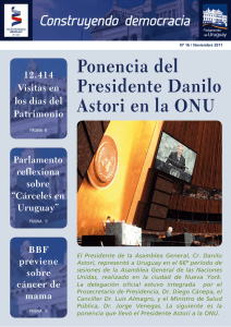 Ponencia del Presidente Danilo Astori en la ONU