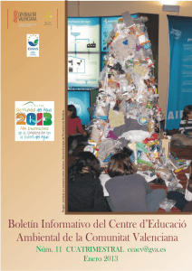 Boletín Informativo del Centre d`Educació Ambiental de la Comunitat