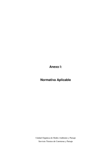 Anexo I: Normativa Aplicable