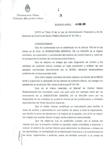 BUENOS AIRES, "..f4E 20" VISTO el Título VI de la Ley de