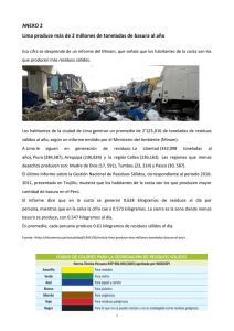 ANEXO 2 Lima produce más de 2 millones de toneladas