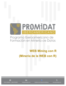 WEB Mining con R (Minería de la WEB con R)