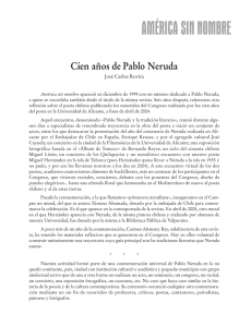 Cien años de Pablo Neruda - Biblioteca Virtual Miguel de Cervantes