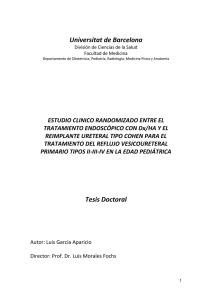 Estudio Clínico randomizado entre el tratamiento endoscópico con