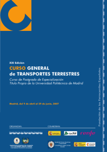 CURSO GENERAL de TRANSPORTES TERRESTRES